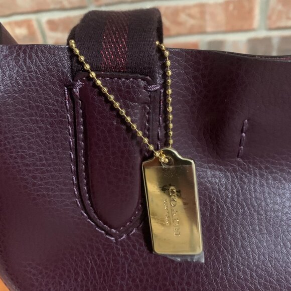 Coach Raspberry 58660 Derby Women's Large Shoulder Tote Bag GUC - Picture 8 of 13